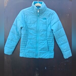 The North Face Kids Teal Puffer Jacket